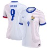 Goedkope Frankrijk Giroud 9 Dames Uitshirt EK 2024 Goedkope Frankrijk Giroud 9 Dames Uitshirt EK 2024